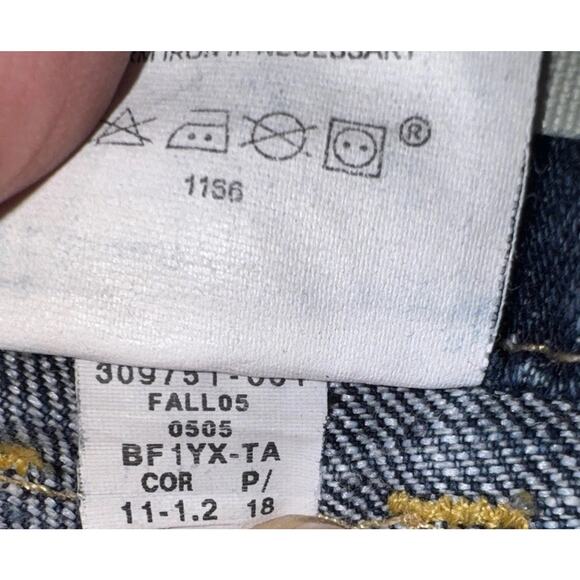 Gap Jeans Womens Size 10 Y2K Ultra Low Rise Wide Leg Flare Sustainable Quality - Picture 8 of 8